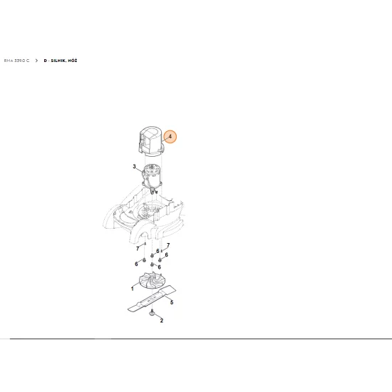 STIHL Pokrywa wentylatora 6320 606 0105